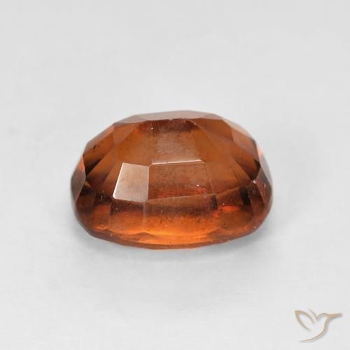 Hessonite Garnet Gemstone in 8 x 6 mm (calibrated) Size for Sale, Hessonite Garnet Stone in Deep Orange Color