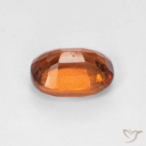 Hessonite Garnet Gemstone in 7 x 5 mm (calibrated) Size for Sale, Hessonite Garnet Stone in Deep Orange Color
