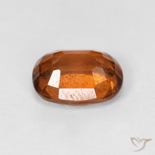 Hessonite Garnet Gemstone in 8 x 6 mm (calibrated) Size for Sale, Hessonite Garnet Stone in Medium Orange Color