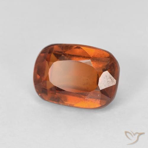 2.24 ct Orange Hessonite Garnet Stone, Natural Hessonite Garnet in Cushion-Cut Shape for Sale