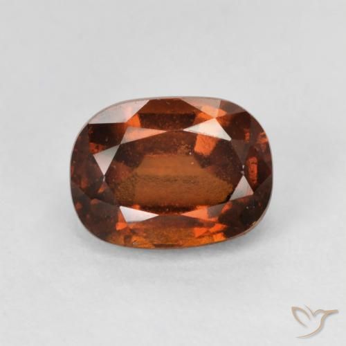 2.32ct Natural Medium Orange Hessonite Garnet, Cushion, VVS-VS