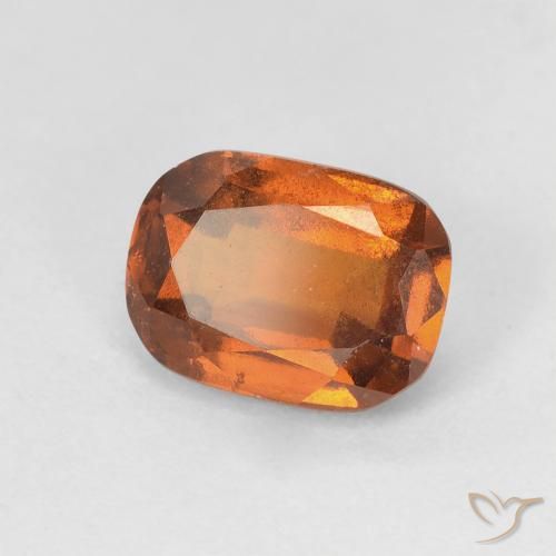 1.82 ct Orange Hessonite Garnet Stone, Natural Hessonite Garnet in Cushion-Cut Shape for Sale