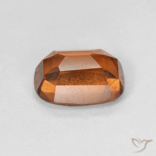 Hessonite Garnet Gemstone in 8 x 6 mm (calibrated) Size for Sale, Hessonite Garnet Stone in Medium Orange Color