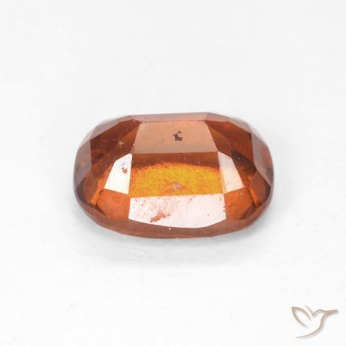 Hessonite Garnet Gemstone in 8 x 6 mm (calibrated) Size for Sale, Hessonite Garnet Stone in Amber Orange Color