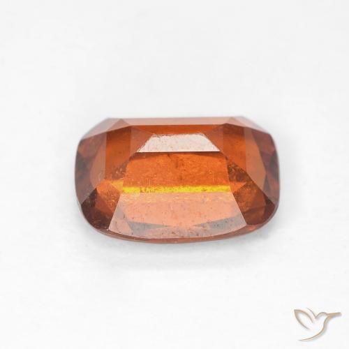 Hessonite Garnet Gemstone in 9 x 7 mm (calibrated) Size for Sale, Hessonite Garnet Stone in Reddish Orange Color