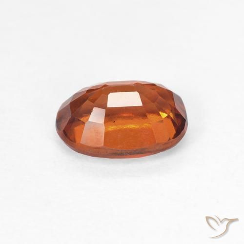 Hessonite Garnet Gemstone in 7 x 5 mm (calibrated) Size for Sale, Hessonite Garnet Stone in Reddish Orange Color