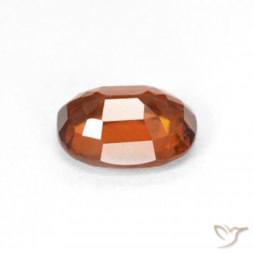 Hessonite Garnet Gemstone in 8 x 6 mm (calibrated) Size for Sale, Hessonite Garnet Stone in Amber Orange Color