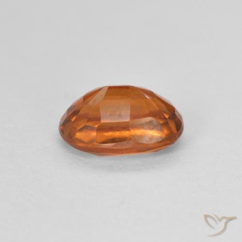 Hessonite Garnet Gemstone in 7 x 5 mm (calibrated) Size for Sale, Hessonite Garnet Stone in Deep Orange Color