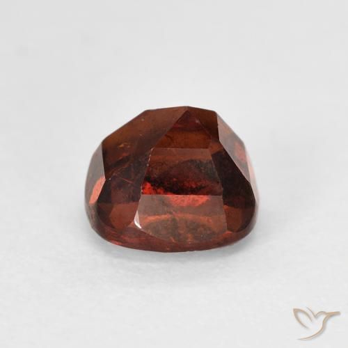 Hessonite Garnet Gemstone in 6 x 6 mm (calibrated) Size for Sale, Hessonite Garnet Stone in Dark Orange Color