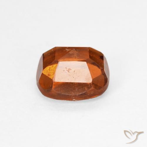 Hessonite Garnet Gemstone in 6 x 6 mm (calibrated) Size for Sale, Hessonite Garnet Stone in Deep Orange Color