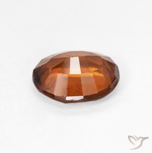 Hessonite Garnet Gemstone in 8 x 6 mm (calibrated) Size for Sale, Hessonite Garnet Stone in Amber Orange Color
