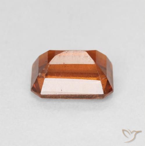 Hessonite Garnet Gemstone in 7.7 x 5.3 mm Size for Sale, Hessonite Garnet Stone in Reddish Orange Color