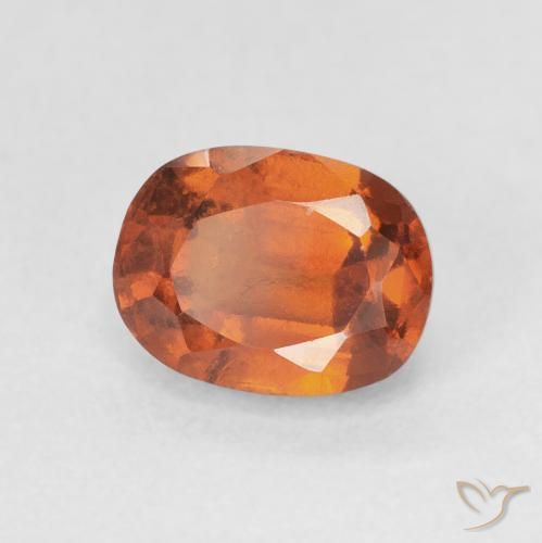 2.08 ct Orange Hessonite Garnet Stone, Natural Hessonite Garnet in Cushion-Cut Shape for Sale