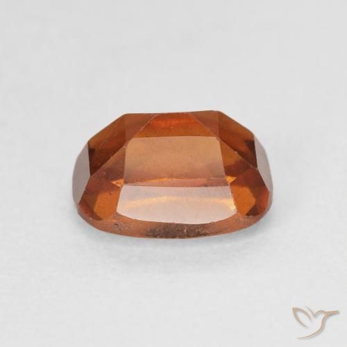 Hessonite Garnet Gemstone in 8 x 6 mm (calibrated) Size for Sale, Hessonite Garnet Stone in Medium Orange Color