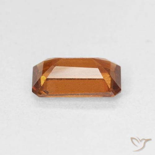 Hessonite Garnet Gemstone in 8 x 4.8 mm Size for Sale, Hessonite Garnet Stone in Deep Orange Color