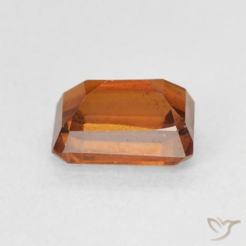 Hessonite Garnet Gemstone in 7 x 5 mm (calibrated) Size for Sale, Hessonite Garnet Stone in Medium Dark-Orange Color