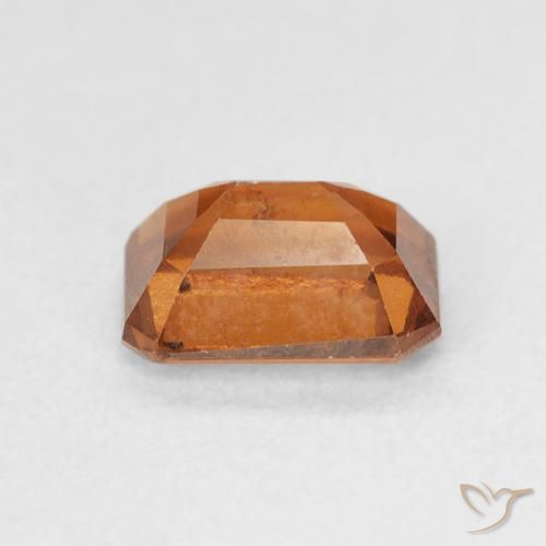 Hessonite Garnet Gemstone in 7.3 x 5.5 mm Size for Sale, Hessonite Garnet Stone in Medium Dark-Orange Color