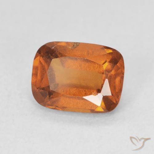 2.04 ct Orange Hessonite Garnet Stone, Natural Hessonite Garnet in Cushion-Cut Shape for Sale