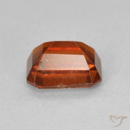 Hessonite Garnet Gemstone in 6.9 x 5.2 mm Size for Sale, Hessonite Garnet Stone in Deep Orange Color
