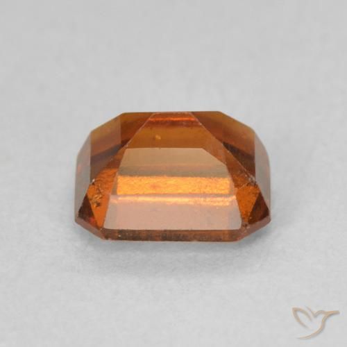 Hessonite Garnet Gemstone in 6.4 x 5.2 mm Size for Sale, Hessonite Garnet Stone in Deep Orange Color