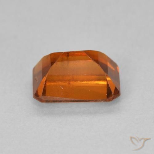 Hessonite Garnet Gemstone in 7 x 5 mm (calibrated) Size for Sale, Hessonite Garnet Stone in Reddish Orange Color