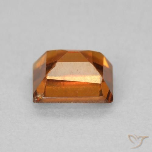 Hessonite Garnet Gemstone in 5 x 4.2 mm Size for Sale, Hessonite Garnet Stone in Medium Orange Color