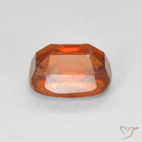 Hessonite Garnet Gemstone in 8 x 6 mm (calibrated) Size for Sale, Hessonite Garnet Stone in Reddish Orange Color