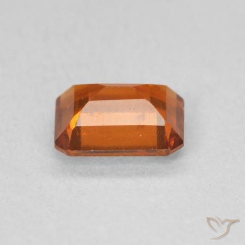 Hessonite Garnet Gemstone in 6 x 4.8 mm Size for Sale, Hessonite Garnet Stone in Fire Orange Color