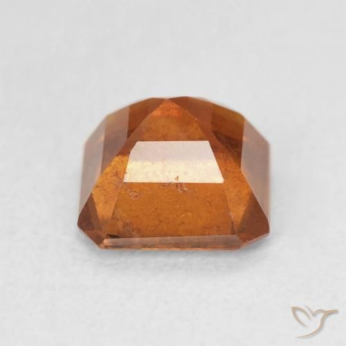Hessonite Garnet Gemstone in 7 x 7 mm (calibrated) Size for Sale, Hessonite Garnet Stone in Deep Orange Color