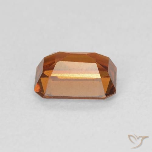 Hessonite Garnet Gemstone in 7 x 5 mm (calibrated) Size for Sale, Hessonite Garnet Stone in Medium Orange Color
