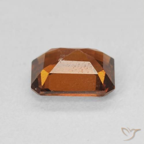 Hessonite Garnet Gemstone in 7.3 x 5.7 mm Size for Sale, Hessonite Garnet Stone in Deep Orange Color