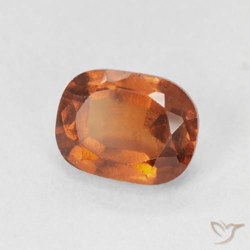 2.18 ct Orange Hessonite Garnet Stone, Natural Hessonite Garnet in Cushion-Cut Shape for Sale