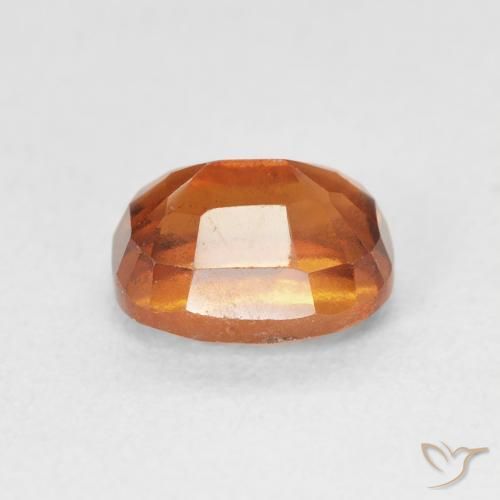 Hessonite Garnet Gemstone in 8 x 6 mm (calibrated) Size for Sale, Hessonite Garnet Stone in Amber Orange Color