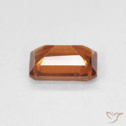 Hessonite Garnet Gemstone in 6.3 x 4.7 mm Size for Sale, Hessonite Garnet Stone in Deep Orange Color
