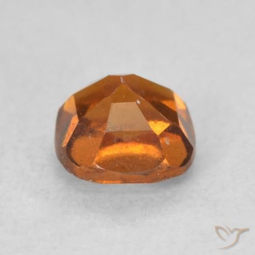 Hessonite Garnet Gemstone in 5 x 5 mm (calibrated) Size for Sale, Hessonite Garnet Stone in Medium Orange Color