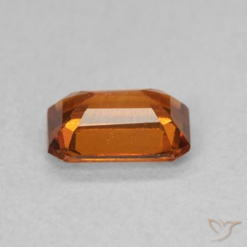 Hessonite Garnet Gemstone in 6.5 x 4.5 mm Size for Sale, Hessonite Garnet Stone in Medium Orange Color