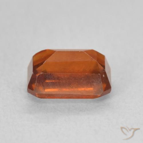 Hessonite Garnet Gemstone in 7 x 5 mm (calibrated) Size for Sale, Hessonite Garnet Stone in Medium Orange Color