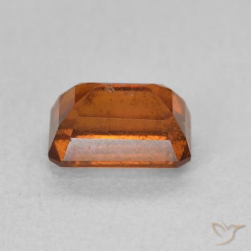 Hessonite Garnet Gemstone in 7 x 5 mm (calibrated) Size for Sale, Hessonite Garnet Stone in Reddish Orange Color