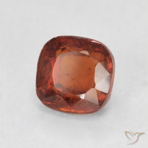 0.94 ct Orange Hessonite Garnet Stone, Natural Hessonite Garnet in Cushion-Cut Shape for Sale