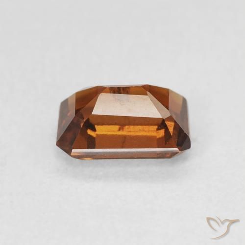 Hessonite Garnet Gemstone in 7 x 5 mm (calibrated) Size for Sale, Hessonite Garnet Stone in Amber Orange Color