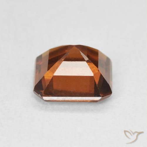 Hessonite Garnet Gemstone in 7 x 7 mm (calibrated) Size for Sale, Hessonite Garnet Stone in Deep Orange Color
