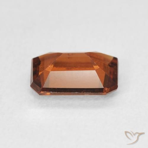 Hessonite Garnet Gemstone in 8 x 6 mm (calibrated) Size for Sale, Hessonite Garnet Stone in Deep Orange Color