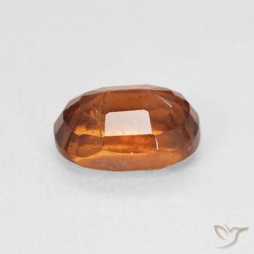 Hessonite Garnet Gemstone in 7 x 5 mm (calibrated) Size for Sale, Hessonite Garnet Stone in Medium Dark-Orange Color