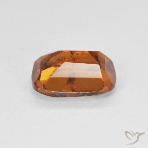 Hessonite Garnet Gemstone in 8.6 x 6.5 mm Size for Sale, Hessonite Garnet Stone in Deep Orange Color