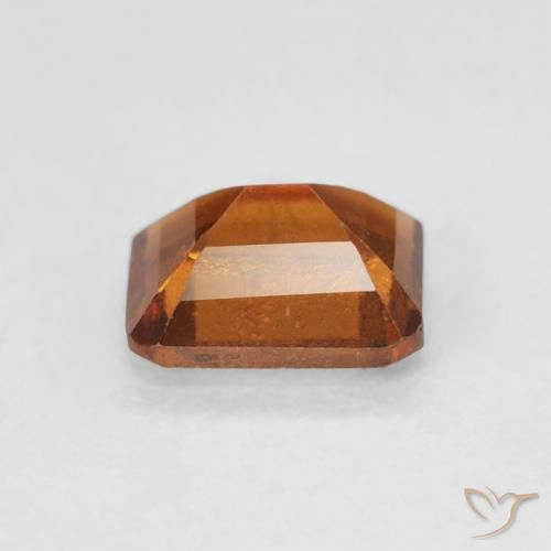 Hessonite Garnet Gemstone in 5.8 x 4.8 mm Size for Sale, Hessonite Garnet Stone in Medium Orange Color