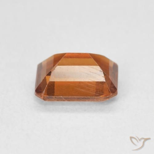 Hessonite Garnet Gemstone in 6.5 x 5.1 mm Size for Sale, Hessonite Garnet Stone in Deep Orange Color