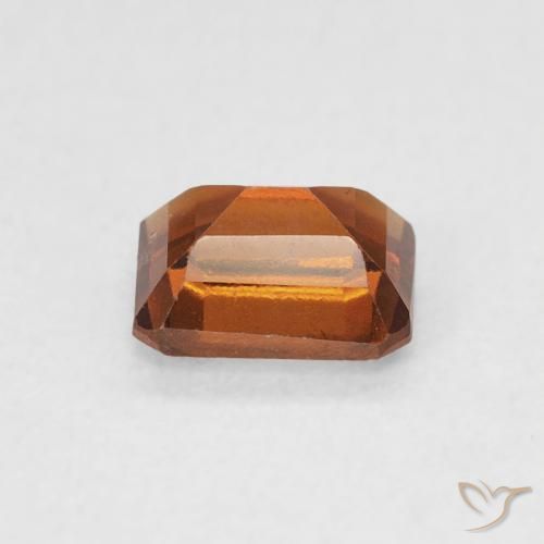 Hessonite Garnet Gemstone in 5.5 x 4.5 mm Size for Sale, Hessonite Garnet Stone in Deep Orange Color
