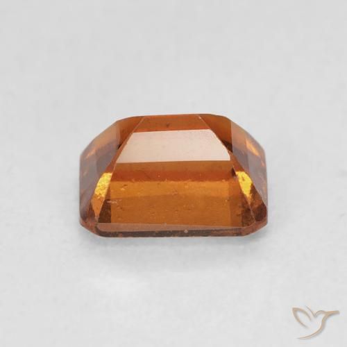 Hessonite Garnet Gemstone in 7.2 x 5.5 mm Size for Sale, Hessonite Garnet Stone in Deep Orange Color