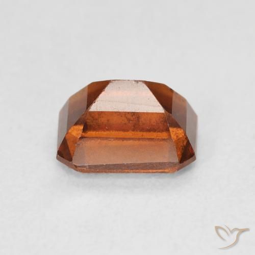 Hessonite Garnet Gemstone in 7.2 x 5.6 mm Size for Sale, Hessonite Garnet Stone in Reddish Orange Color