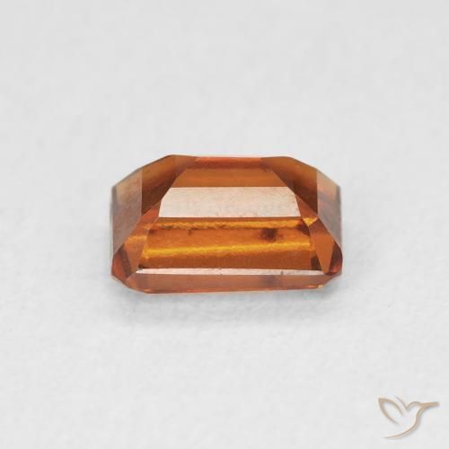 Hessonite Garnet Gemstone in 7 x 5 mm (calibrated) Size for Sale, Hessonite Garnet Stone in Medium Orange Color